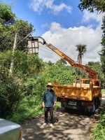 🚧ซ่อมแซมโคมไฟฟ้า ...