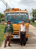 🚧ซ่อมแซมโคมไฟฟ้าสาธารณะที่ชำรุดเสียหายบ้านยางอ้อยเหนือ ...