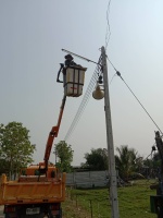 💡ซ่อมแซมระบบไฟฟ้าแสงสว่าง บ้านยางอ้อย วันที่ 26 เมษายน 2567