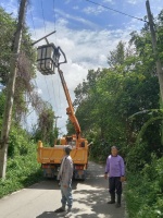 ซ่อมแซมไฟฟ้าแสงสว่างบ้านห้วยเรียน (15 กรกฎาคม 2567)