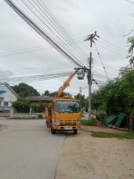 ซ่อมแซมระบบไฟฟ้าแสงสว่าง บ้านหัววัง ( 12 มิถุนายน 2567 )