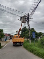 ซ่อมแซมไฟฟ้าแสงสว่างบ้านสันทราย (13 มิถุนายน 2567)