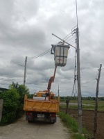 ซ่อมแซมไฟฟ้าแสงสว่างบ้านยางอ้อยใต้ (20 มิถุนายน 2567)