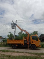 ซ่อมแซมไฟฟ้าแสงสว่างบ้านยางอ้อยเหนือ (21 มิถุนายน 2567)