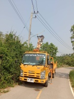 ซ่อมแซมระบบไฟฟ้าแสงสว่าง บ้านสันทราย ( 1 พฤษภาคม 2567 )