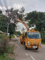 ติดตั้งโคมไฟสาธารณะส่องสว่างบ้านหัววัง