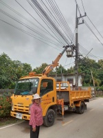 ซ่อมแซมไฟฟ้าแสงสว่างบ้านสันทราย (2 กันยายน 2567)