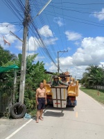 ซ่อมแซมไฟฟ้าแสงสว่างยางอ้อยใต้ (5 กันยายน 2567)