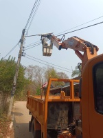 🛠ออกซ่อมแซมไฟฟ้าแสงสว่างบ้านห้วยเรียน